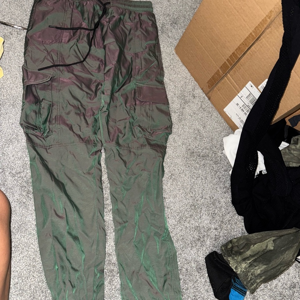 Green Track Pants